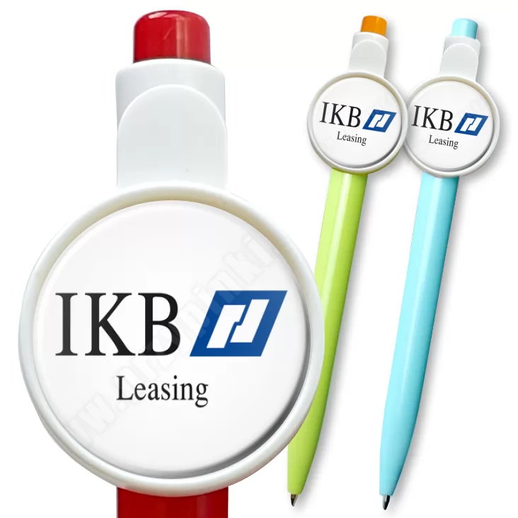 przypinka długopis IKB Leasing