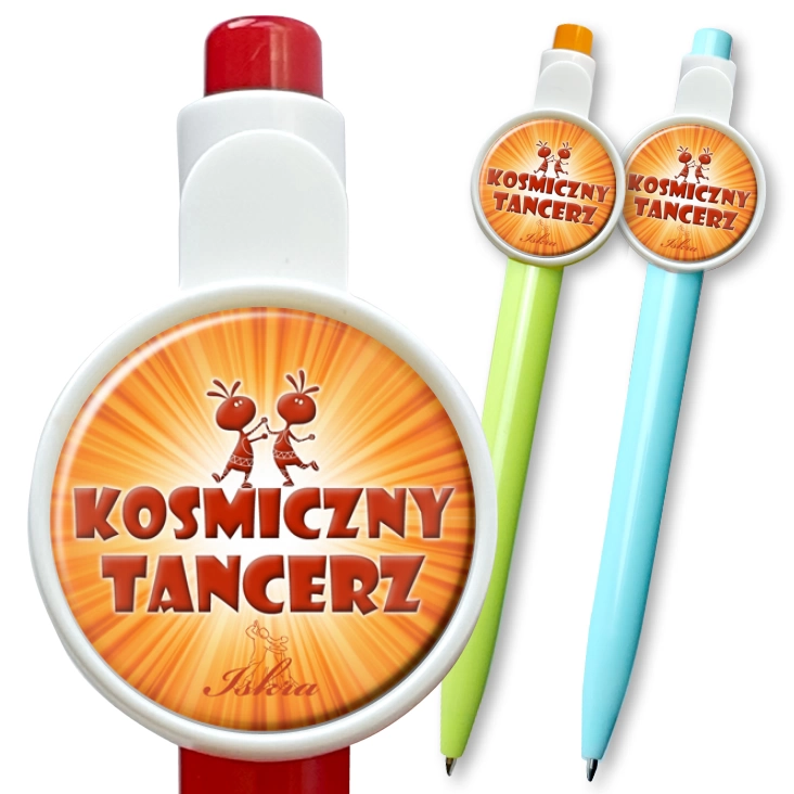 przypinka długopis Iskra - Kosmiczny Tancerz
