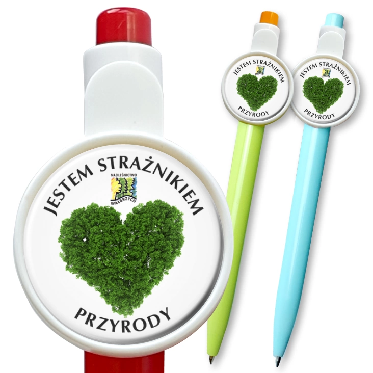 przypinka długopis Jestem Strażnikiem Przyrody