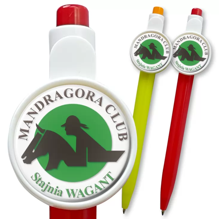 przypinka długopis Madragora Club