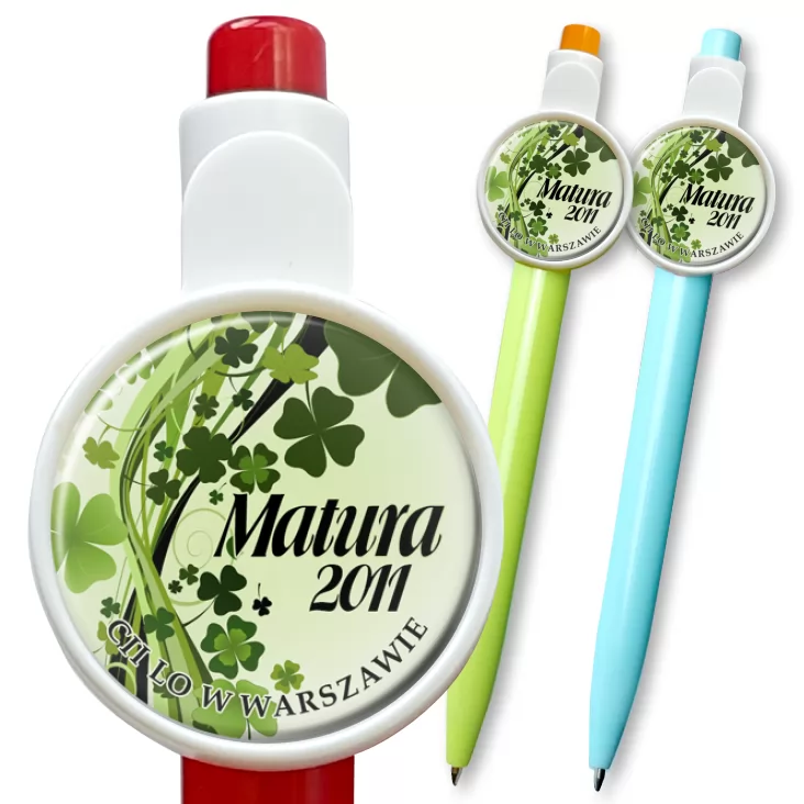 przypinka długopis Matura
