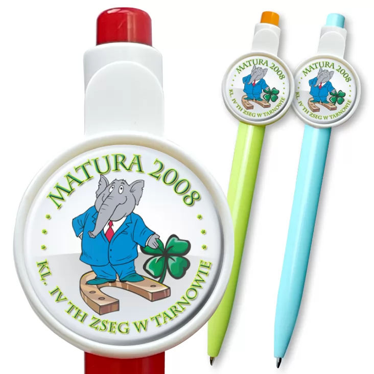 przypinka długopis Matura 2008 TH w Tarnowie