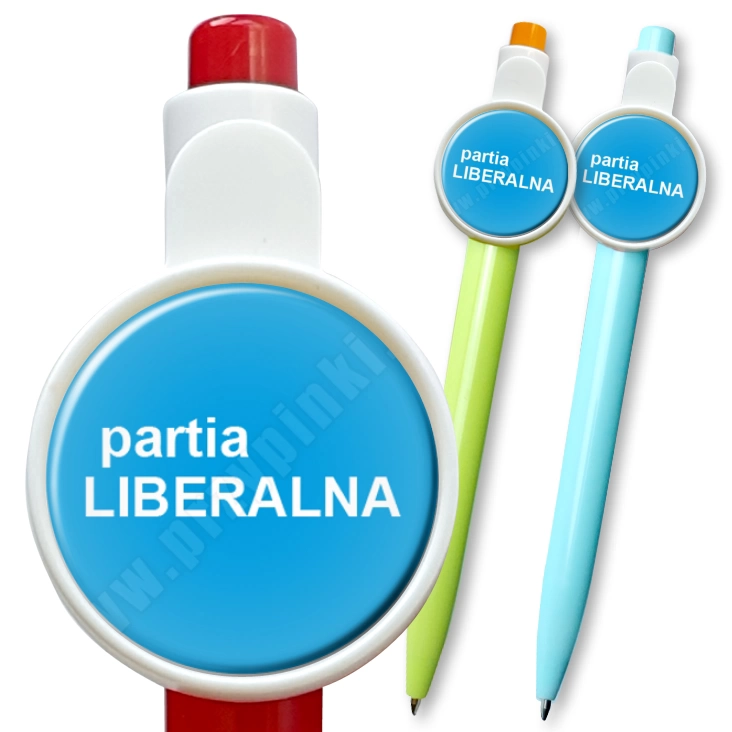 przypinka długopis Partia liberalna