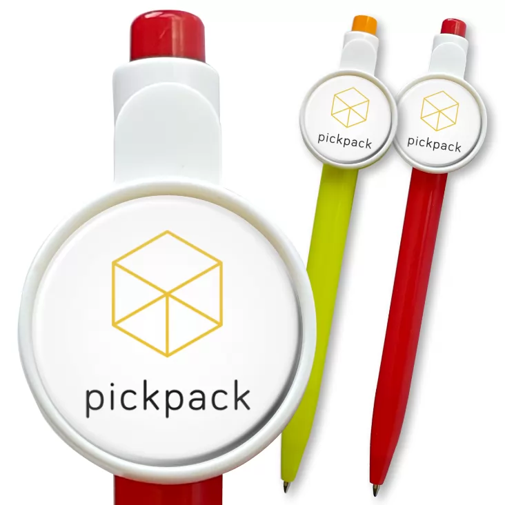 przypinka długopis Pick Pack