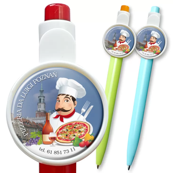 przypinka długopis Pizzeria da Luigi