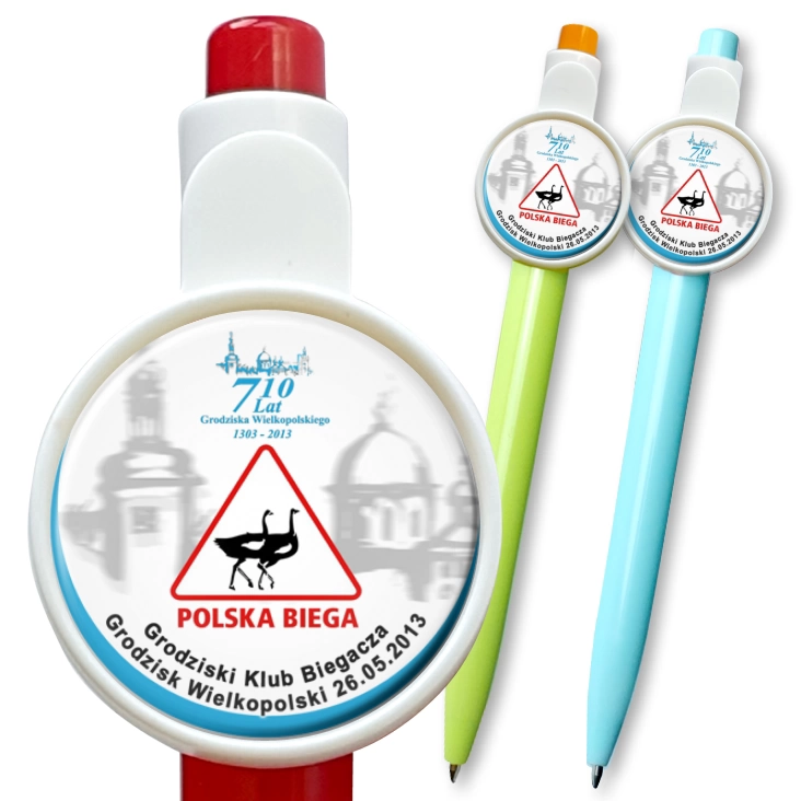 przypinka długopis Polska Biega 2013