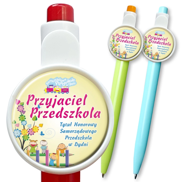 przypinka długopis Przedszkole w Dydni
