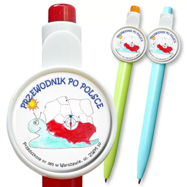 przypinka długopis Przewodnik po Polsce