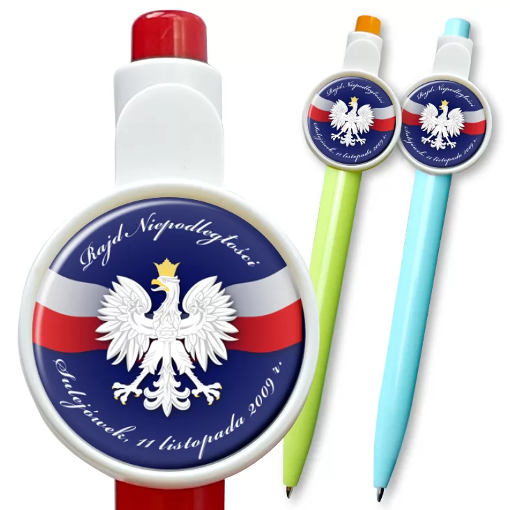 przypinka długopis Rajd Niepodległości - Sulejówek 2009
