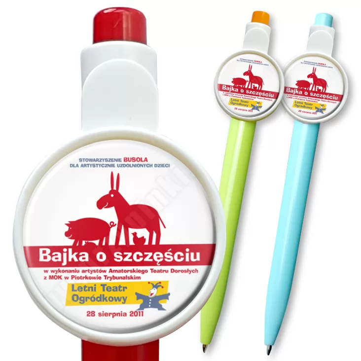przypinka długopis Bajka o szczęściu