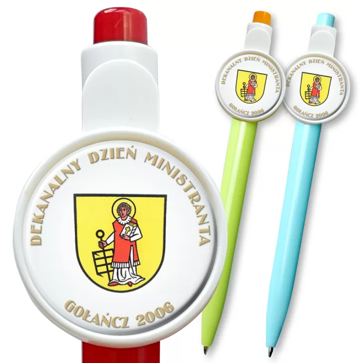 przypinka długopis Dekanalny Dzień Ministranta - Gołańcz 2006