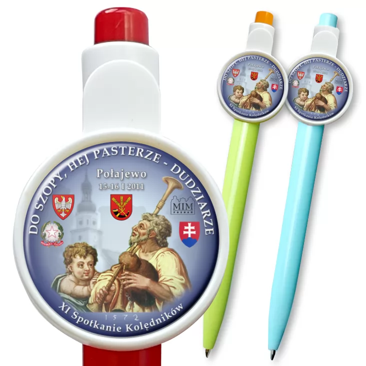 przypinka długopis Dudziarze 2011