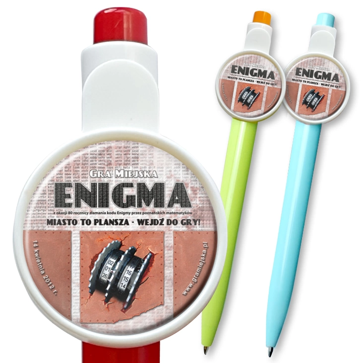 przypinka długopis Gra Miejska - Enigma