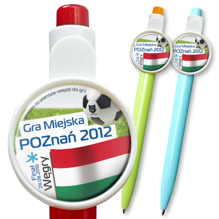przypinka długopis Gra Miejska - Poznań 2012 - Węgry