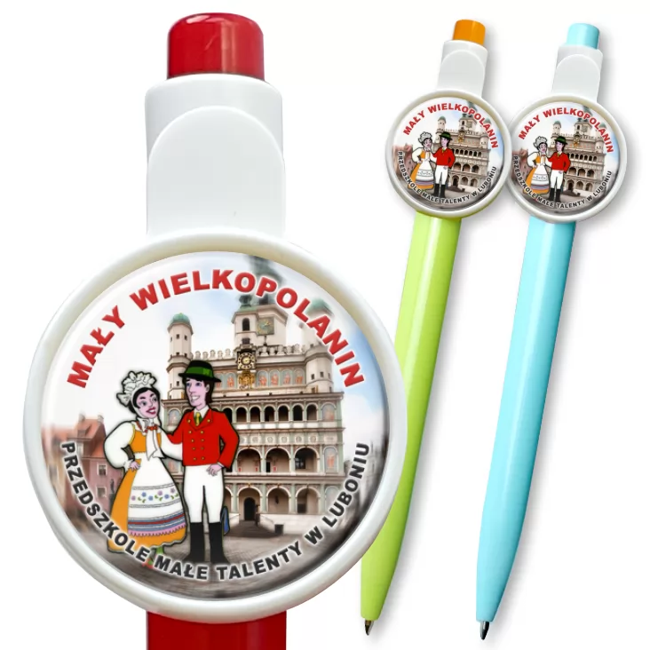 przypinka długopis Mały Wielkopolanin