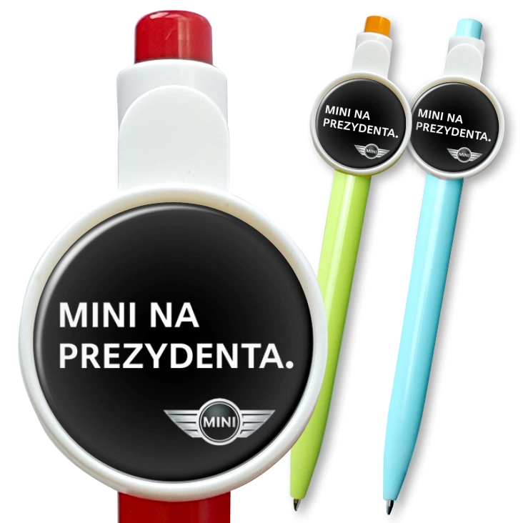 przypinka długopis Mini na prezydenta