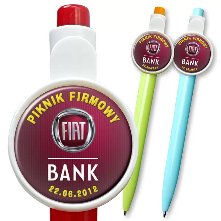przypinka długopis Piknik Firmowy Fiat