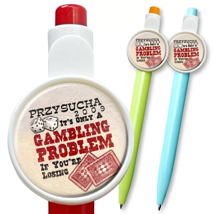 przypinka długopis Przysucha 2009