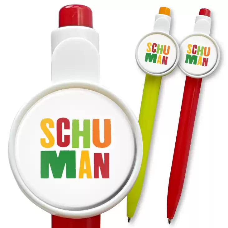przypinka długopis Schuman