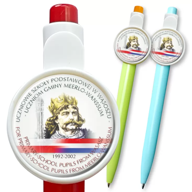 przypinka długopis Szkoła Podstawowa w Wąsoszu