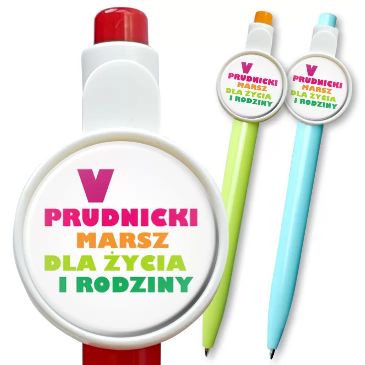 przypinka długopis V Prudnicki Marsz dla Życia i Rodziny