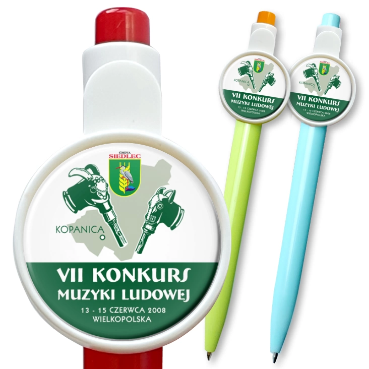 przypinka długopis VII Konkurs Muzyki Ludowej