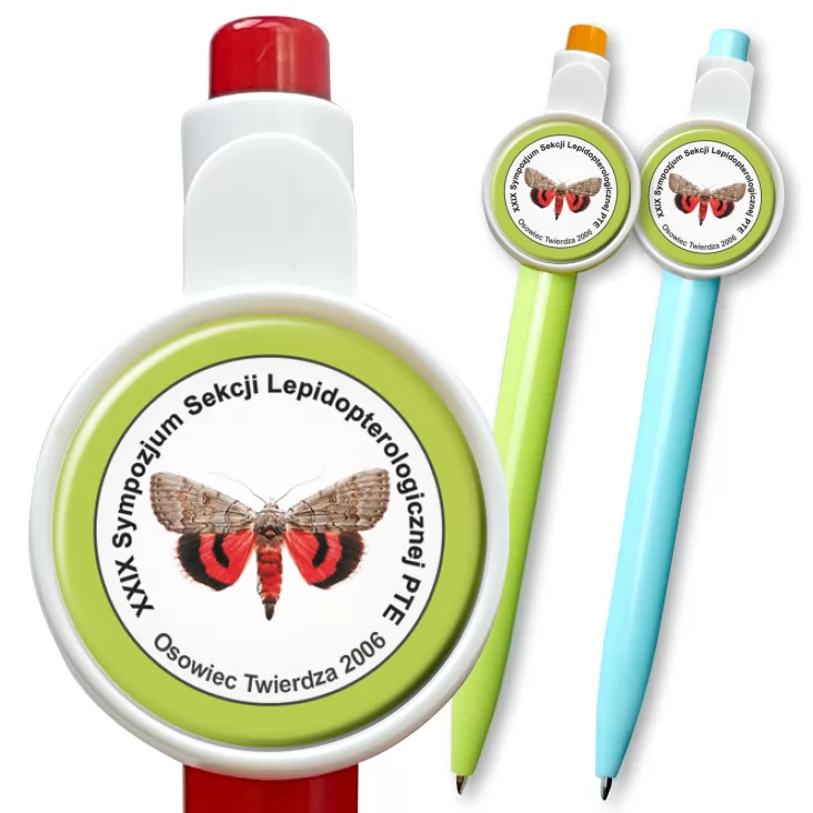 przypinka długopis XXIX Sympozjum Sekcji Lepidopterologicznej PTE