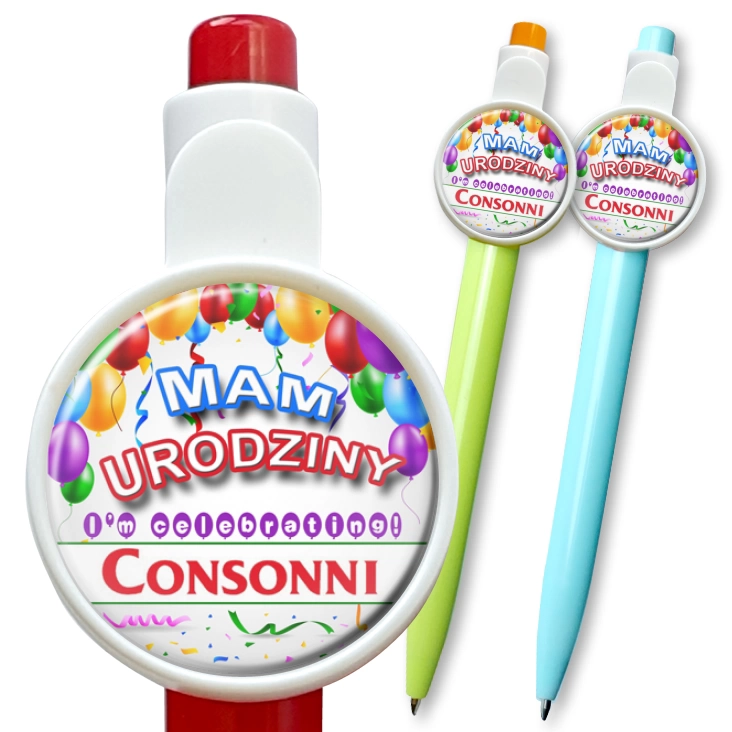 przypinka długopis CONSONNI 