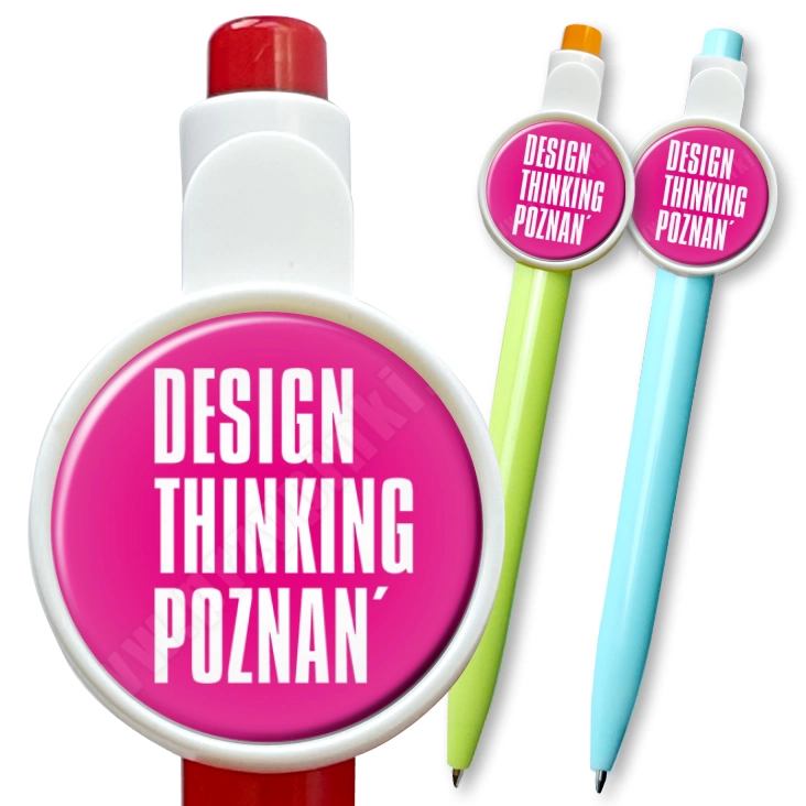 przypinka długopis Design Thinking