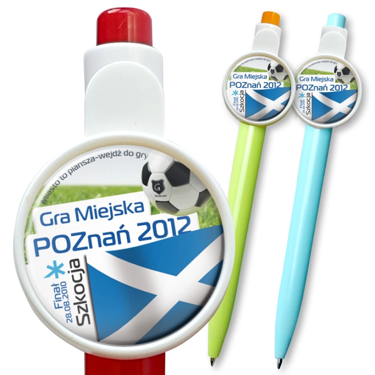 przypinka długopis Gra Miejska - Poznań 2012 - Szkocja