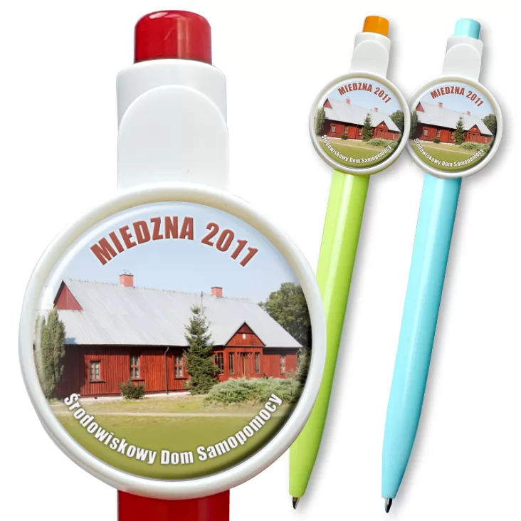 przypinka długopis Miedzna 2011