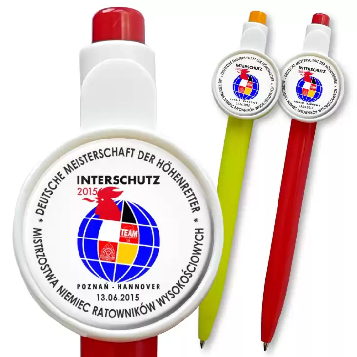 przypinka długopis Mistrzostwa Niemiec ratowników wysokościowych