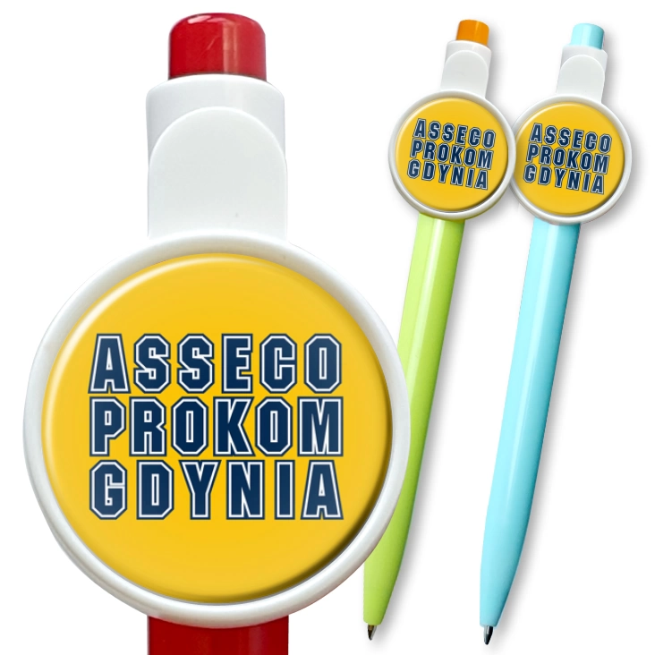przypinka długopis Asseco Prokom Gdynia A