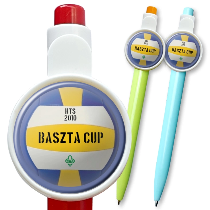 przypinka długopis Baszta Cup