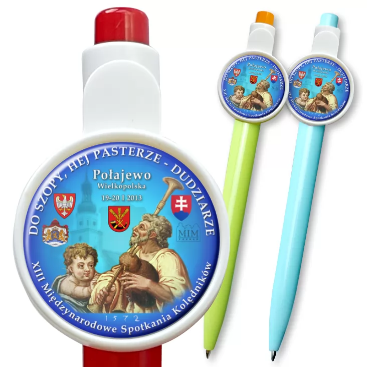 przypinka długopis Dudziarze 2013