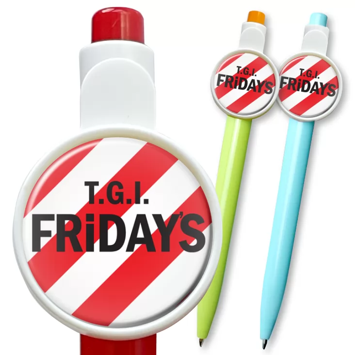 przypinka długopis Friday