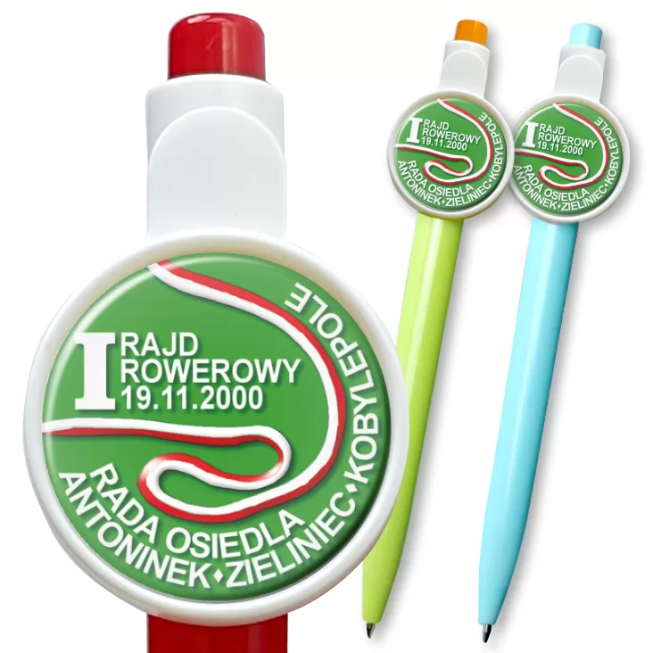 przypinka długopis I Rajd Rowerowy