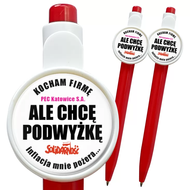 przypinka długopis PEC Katowice S.A.