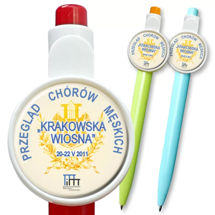 przypinka długopis Przegląd Chórów Męskich