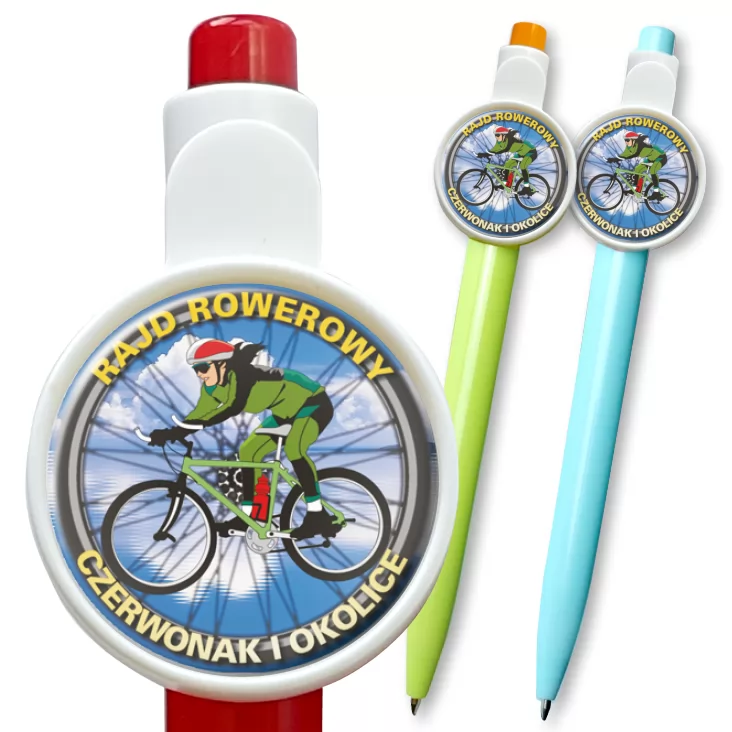 przypinka długopis Rajd Rowerowy - Czerwonak i Okolice