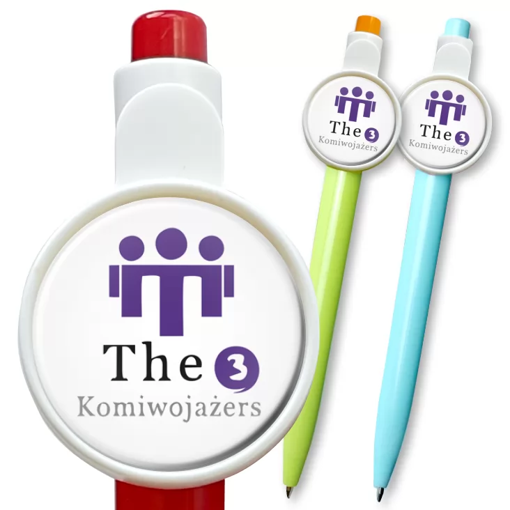 przypinka długopis The 3 Komiwojażers