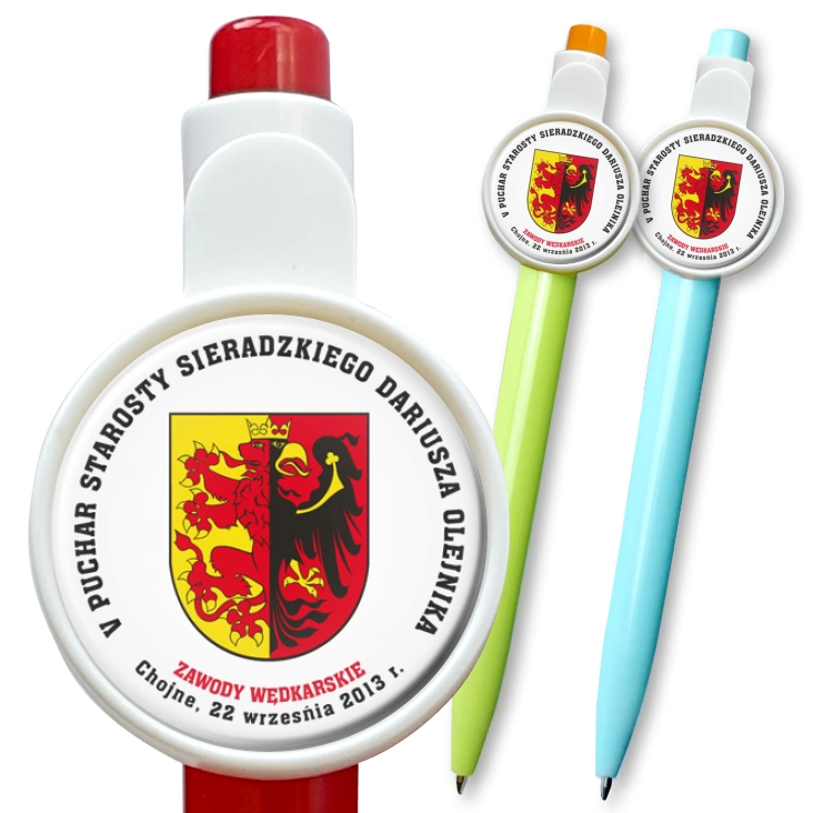 przypinka długopis V Puchar Starosty Sieradzkiego