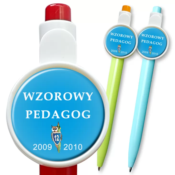 przypinka długopis Wzorowy Pedagog