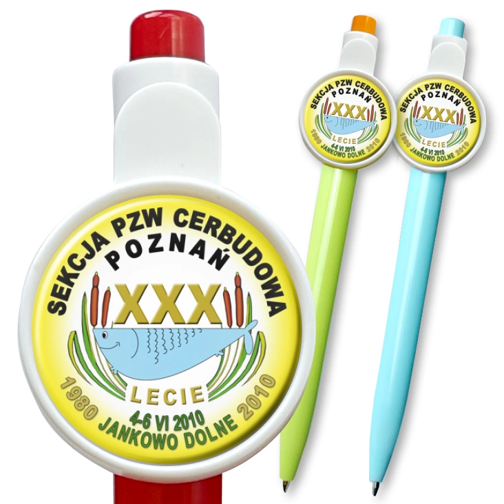 przypinka długopis XXX-lecie PZW Cerbudowa