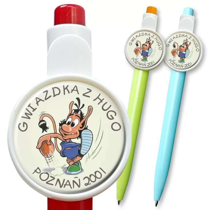 przypinka długopis Gwiazda z Hugo