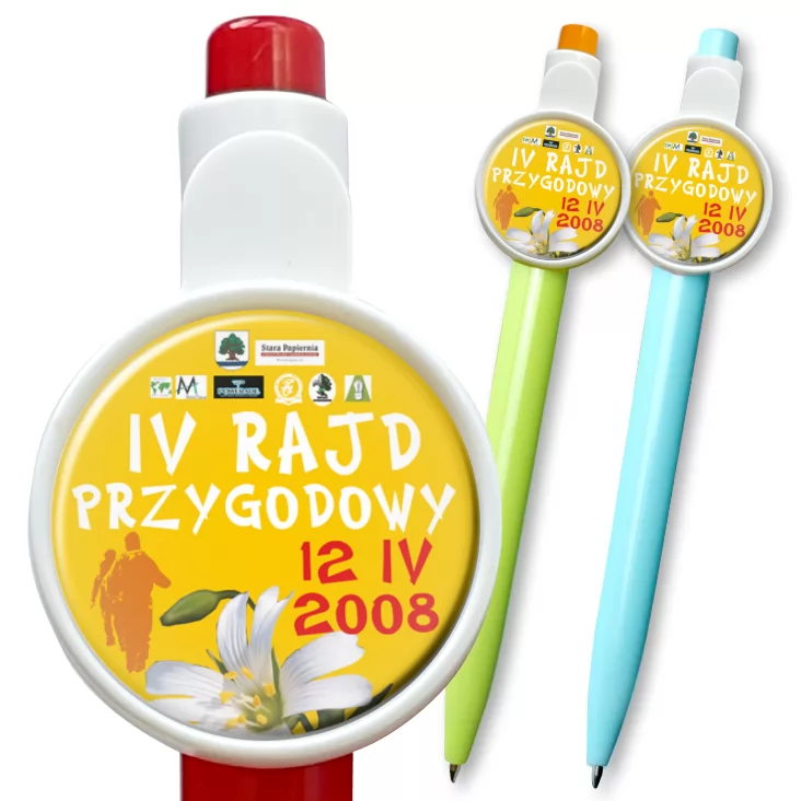 przypinka długopis IV Rajd Przygodowy Konstancin-Jeziorna