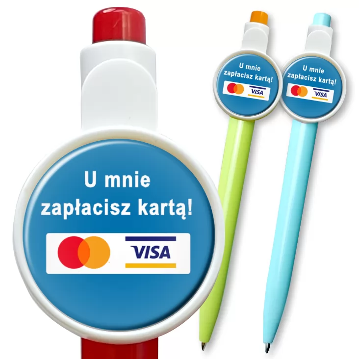 przypinka długopis Koleje Wielkopolskie
