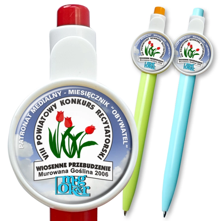 przypinka długopis Powiatowy Konkurs Recytatorski - Wiosenne Przebudzenie 2006