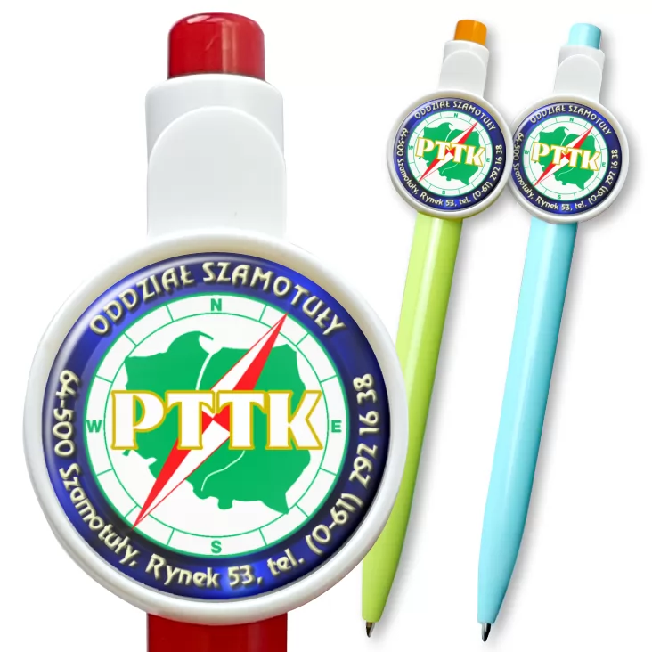 przypinka długopis PTTK Szamotuły