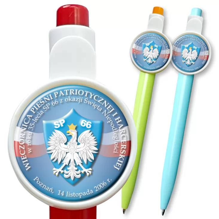 przypinka długopis Wieczornica Pieśni Patriotycznej i Harcerskiej